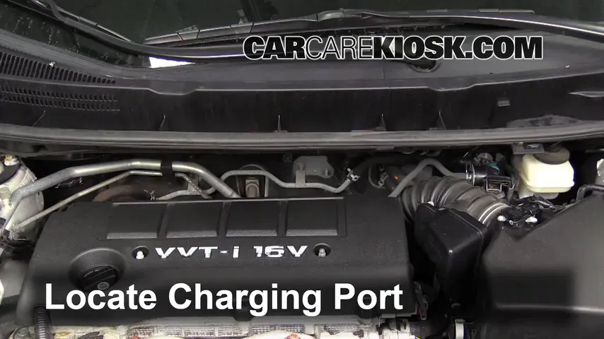 2009 Pontiac Vibe 2.4L 4 Cyl. Air Conditioner Recharge Freon